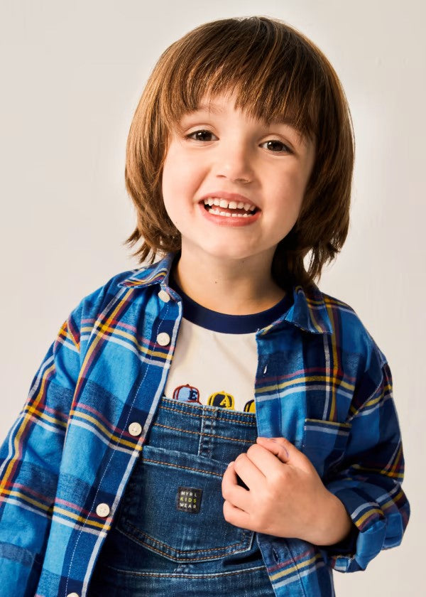 Camisa cuadros Better Cotton niño Ref. 4111-065