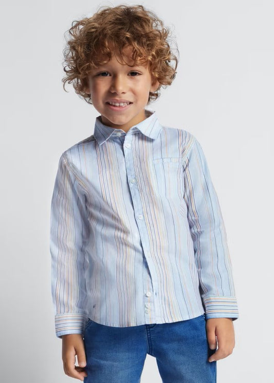 Camisa manga larga rayas Better Cotton niño Ref. 3123-031