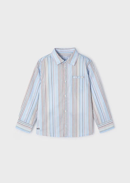 Camisa manga larga rayas Better Cotton niño Ref. 3123-031