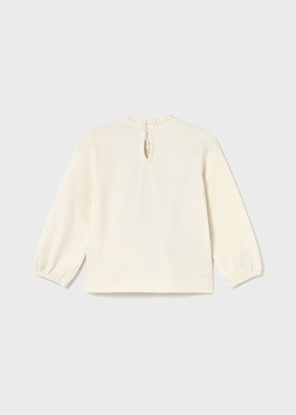 Camiseta aplique bebé Ref. 2075-078 Macchiato cuarzo