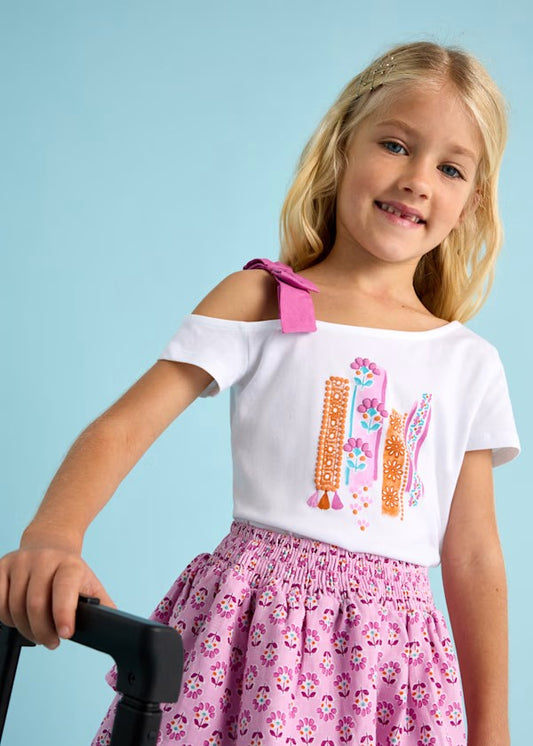 Camiseta asimétrica niña Ref. 3011-080