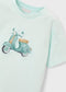Camiseta con moto relieve niño Ref. 3059-025