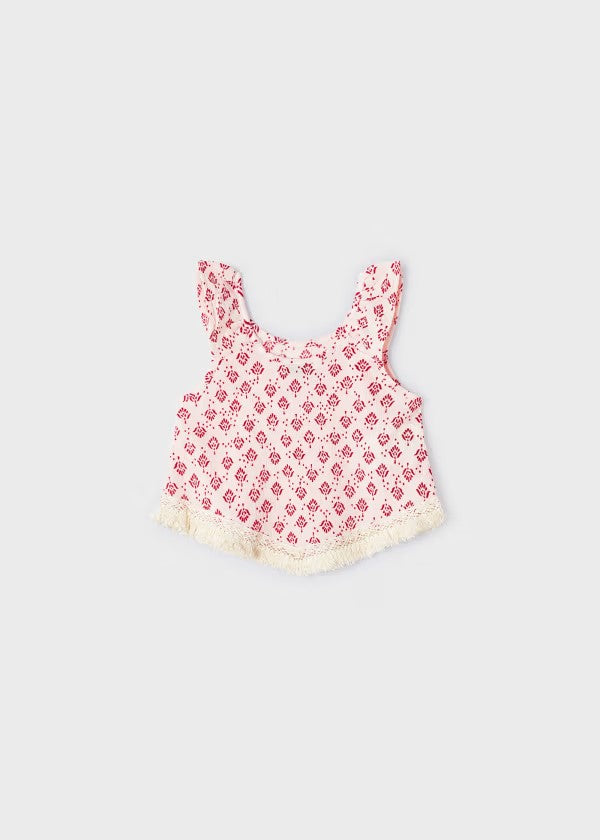 Camiseta estampada jacquard niña Ref. 3095-072