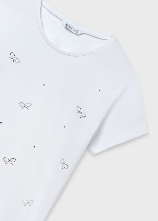 Camiseta lazos básica chica Ref. 854-084