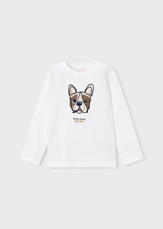Camiseta perro bordado niño Ref. 4022-068