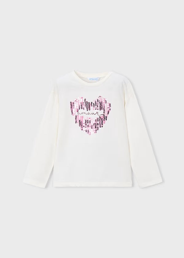 Camiseta serigrafía niña Ref. 4031-096*