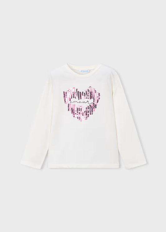Camiseta serigrafía niña Ref. 4031-096*