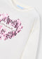 Camiseta serigrafía niña Ref. 4031-096*
