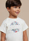 Camiseta texto relieve Better Cotton niño Ref. 3002-037