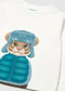 CONJUNTO Camiseta tigre interactiva bebé Ref. 2015-018/ Pantalón de chándal interactivo animalitos bebé Ref. 16-02549-087