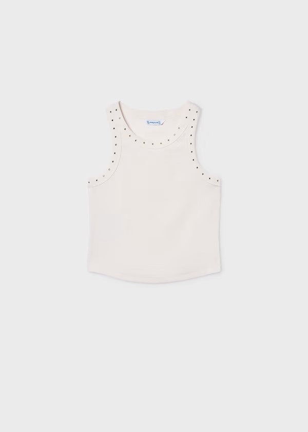 Camiseta tirantes canalé chica Ref. 6013-024