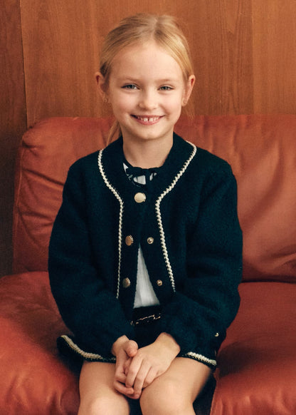 ABELYLULA  Cazadora borreguito niña Ref. 5843-008 Negro