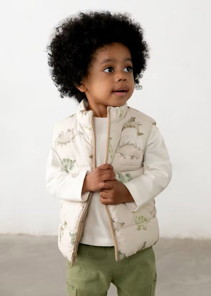 Reversible Chaleco reversible estampado bebé Ref. 2378-091