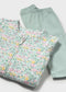 Chándal con camiseta flores recién nacida Ref. 1854-094