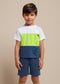 Conjunto 2 piezas bloques color Better Cotton niño Ref. 3609-032
