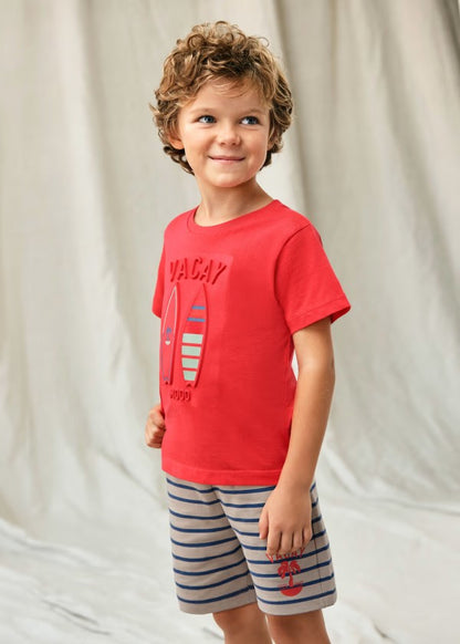 Conjunto 2 piezas rayas Better Cotton niño Ref. 3607-020