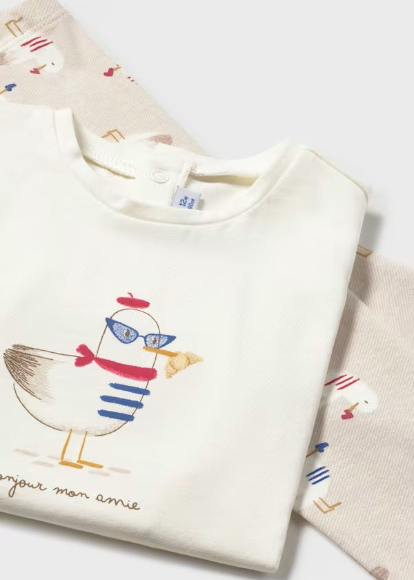 Conjunto 3 piezas con chaqueta bebé Ref. 1749-087