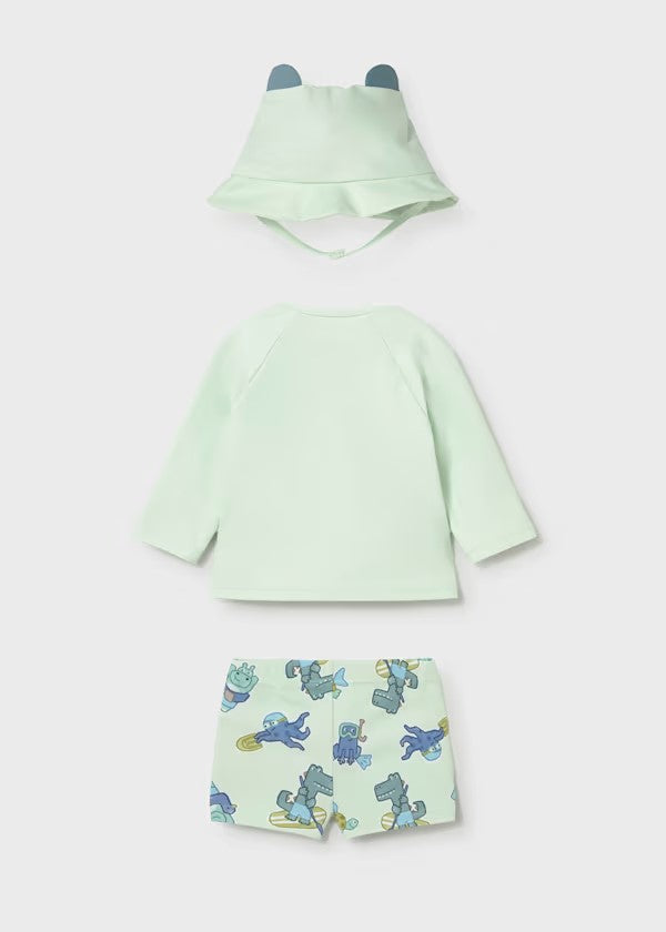 Conjunto baño 3 piezas protección solar recién nacido Ref. 1619-033