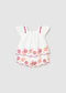 Conjunto bermuda y blusa bordados bebé Ref. 1214-081