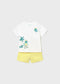 Conjunto bermuda y camiseta palmeras bebé Ref. 1672-053