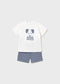 Conjunto bermuda y camiseta perro bebé Ref. 1252-036