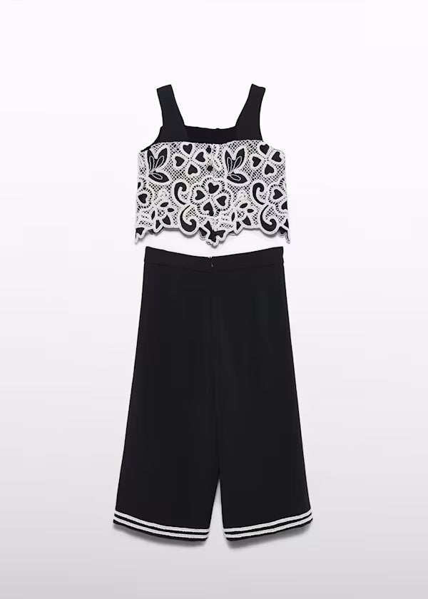 ABEL&LULA Conjunto culotte combinado niña Ref. 5217-006