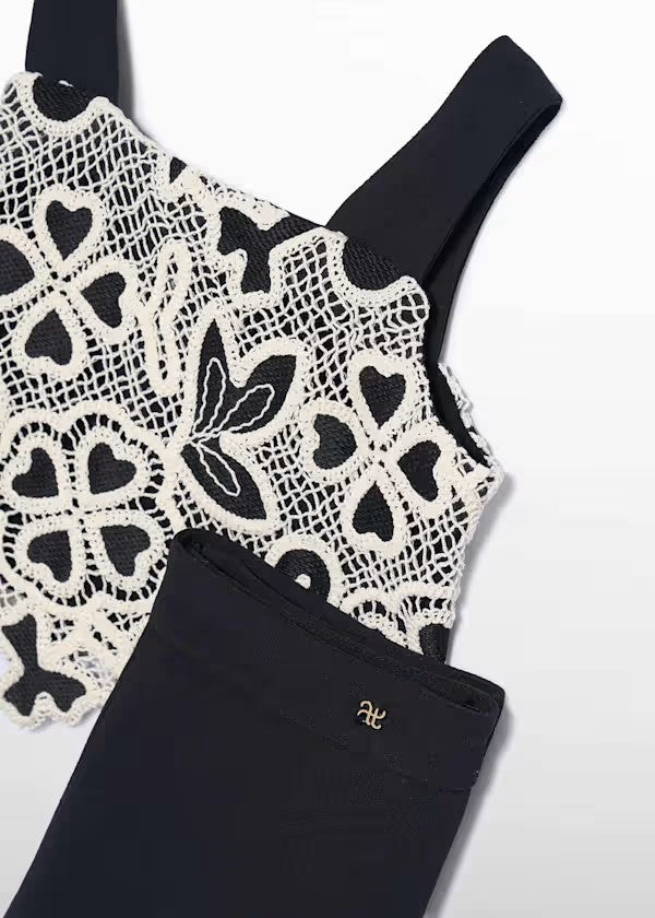 ABEL&LULA Conjunto culotte combinado niña Ref. 5217-006