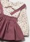 Conjunto falda tirantes y blusa bebé Ref 2950-040
