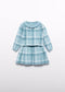 ABELYLULA  Conjunto falda tricot cuadros bebé niña Ref. 5516-009 Agua