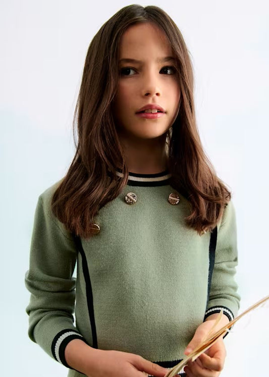 ABELYLULA  Conjunto falda tricot niña Ref. 5544-006 Laurel