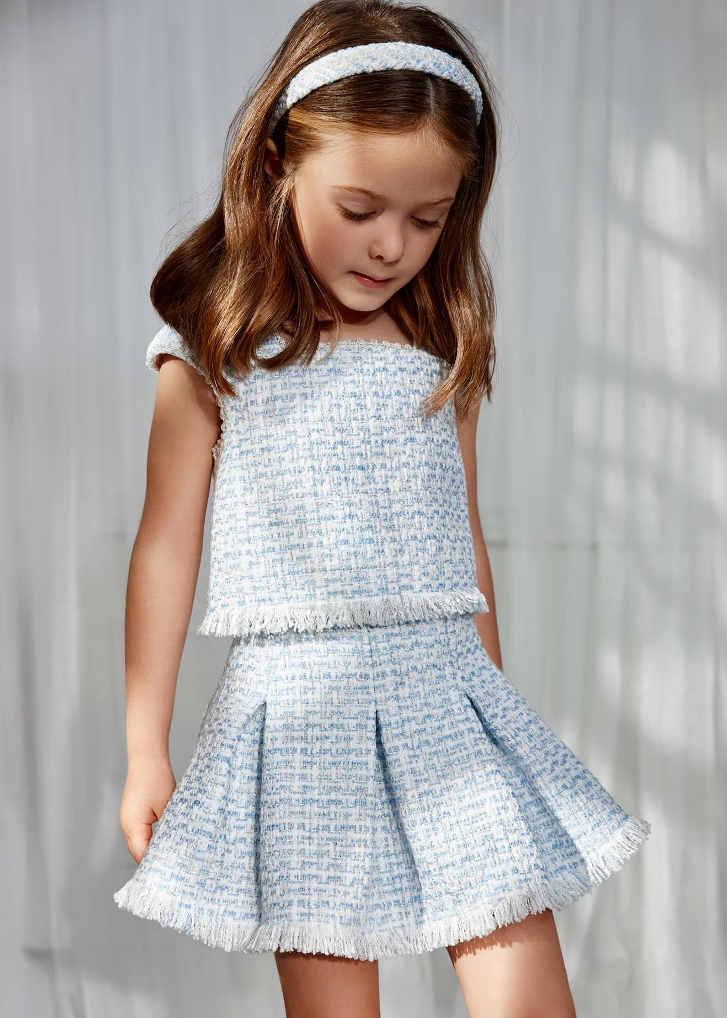 ABEL&LULA Conjunto falda tweed niña Ref. 5059-011