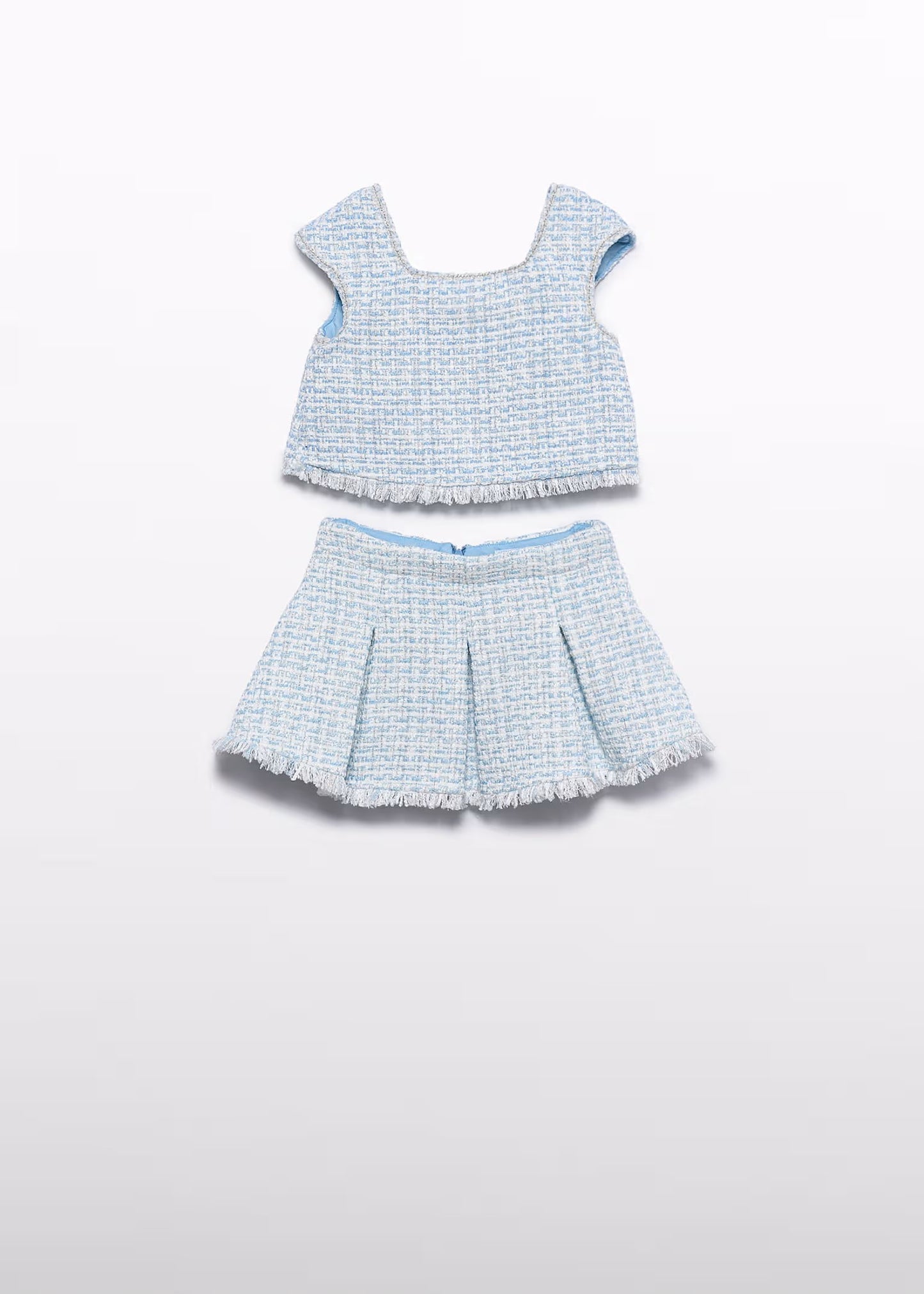 ABEL&LULA Conjunto falda tweed niña Ref. 5059-011