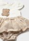 Conjunto falda y camiseta osito recién nacida Ref. 1819-015