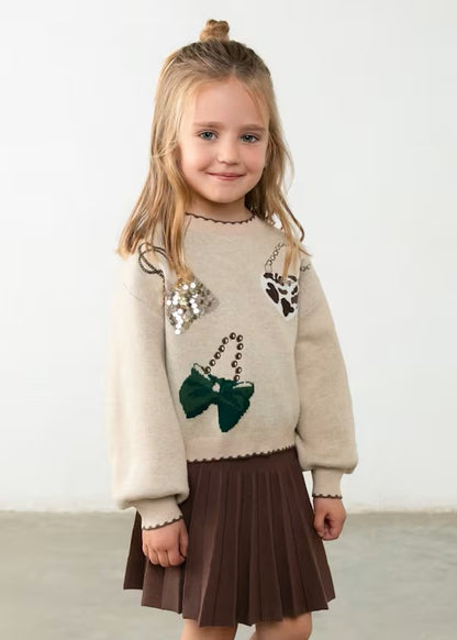 Conjunto falda y jersey niña Ref. 4933-056