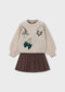 Conjunto falda y jersey niña Ref. 4933-056