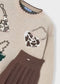 Conjunto falda y jersey niña Ref. 4933-056