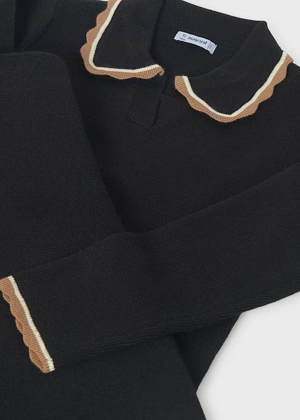 Conjunto falda y polo tricot chica Ref. 7944-057