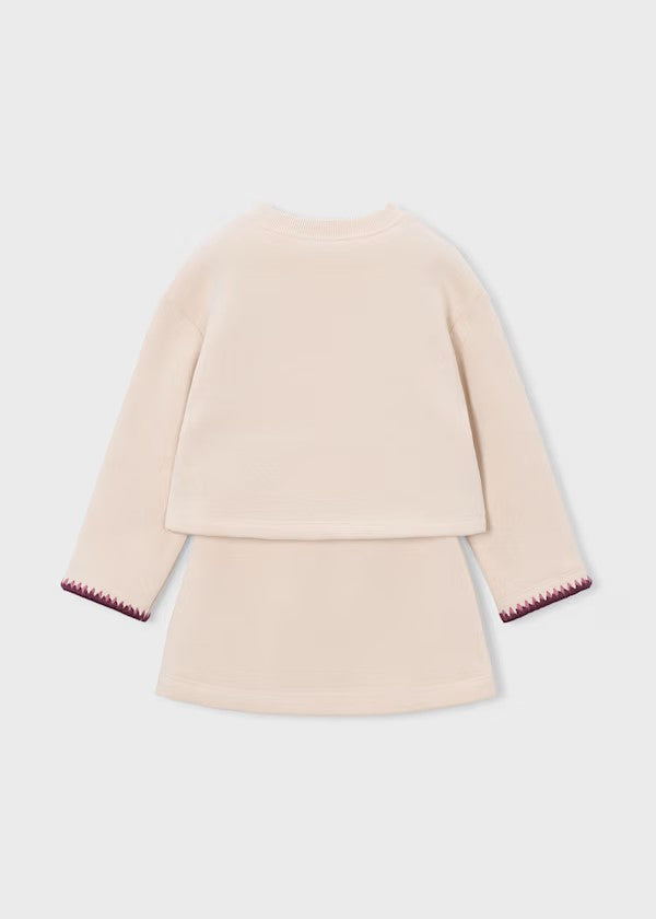 Conjunto falda y sudadera corazón niña Ref. 4932-952 *