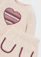 Conjunto falda y sudadera corazón niña Ref. 4932-952 *