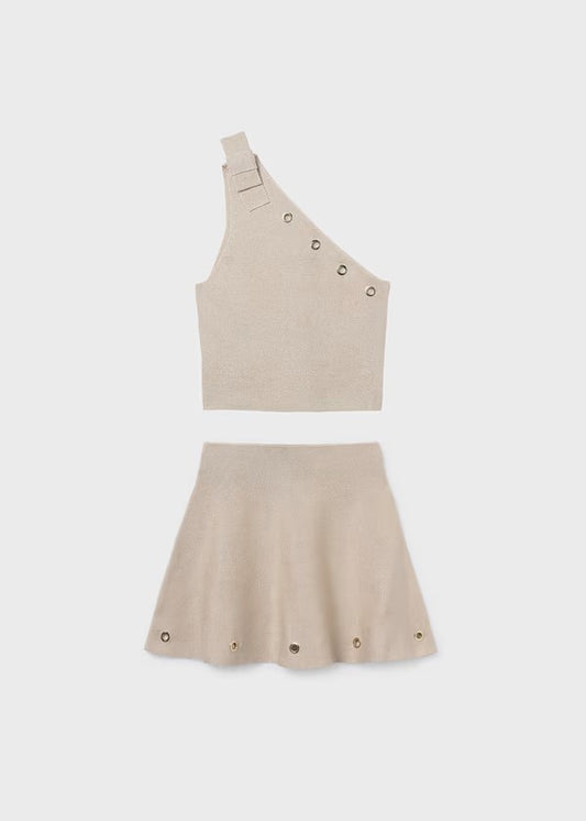 Conjunto falda y top chica Ref. 6918-014