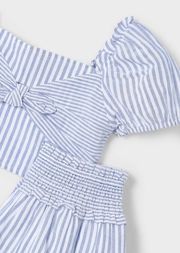 Conjunto falda y top rayas niña Ref. 3945-031