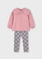Conjunto legging cuadros y sudadera niña Ref. 4723-041