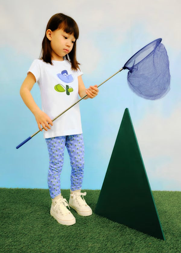 Conjunto legging tobillero y camiseta estampado niña Ref. 3713-069