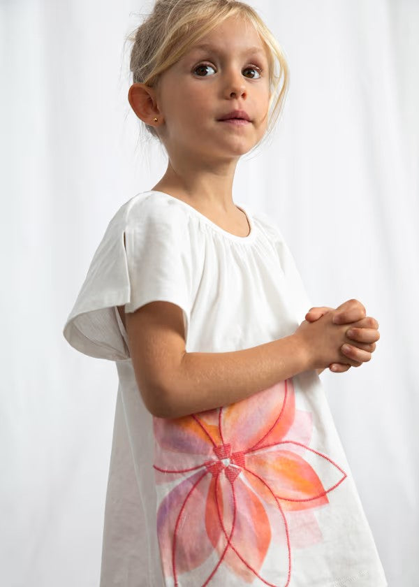 Conjunto legging y camiseta flor niña Ref. 3723-020