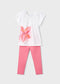 Conjunto legging y camiseta flor niña Ref. 3723-020