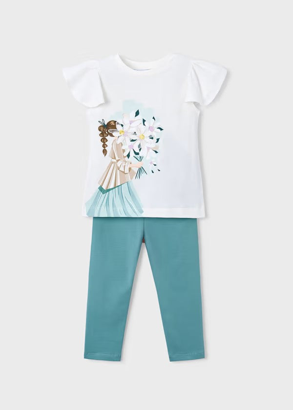 Conjunto legging y camiseta muñeca niña Ref. 3724-086