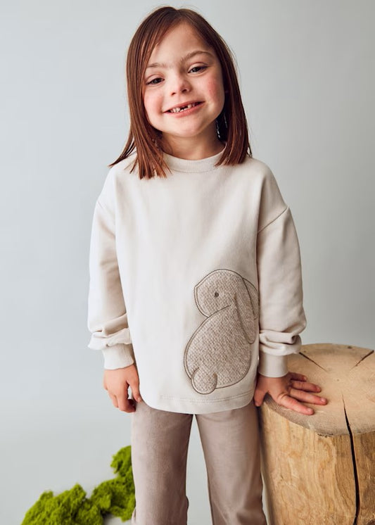 Conjunto legging y sudadera bordado niña Ref. 4721-031