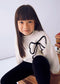Conjunto legging y sudadera lazo niña Ref. 4720-026 Negro