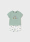 Conjunto pantalón corto bombacho y camiseta recién nacido Ref. 1204-041