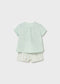 Conjunto pantalón corto y camisa recién nacido Ref. 1270-029
